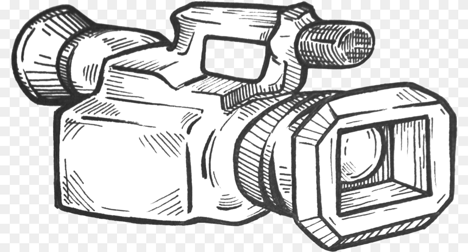 Camera Video Camera Sketch, Electronics, Video Camera Free Transparent Png