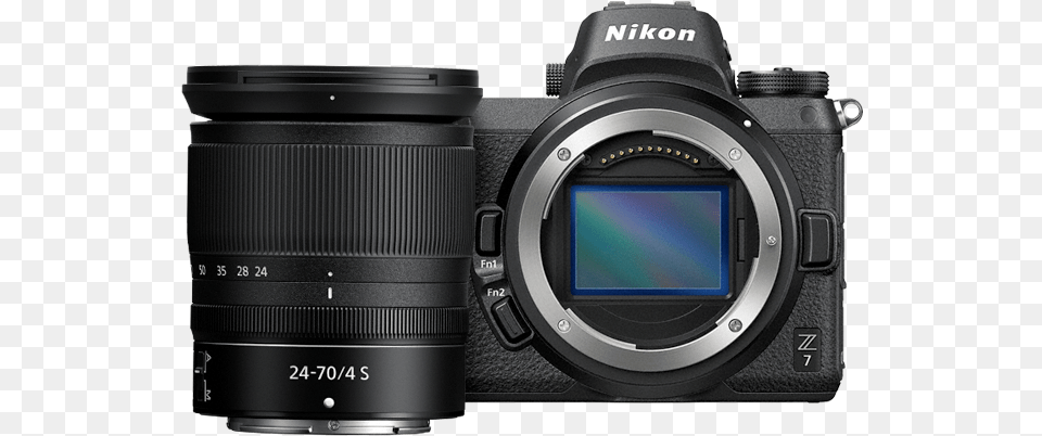 Camera With 24 70mm F4 S Lens Canon Eos R Nikon, Digital Camera, Electronics, Video Camera, Computer Hardware Png Image