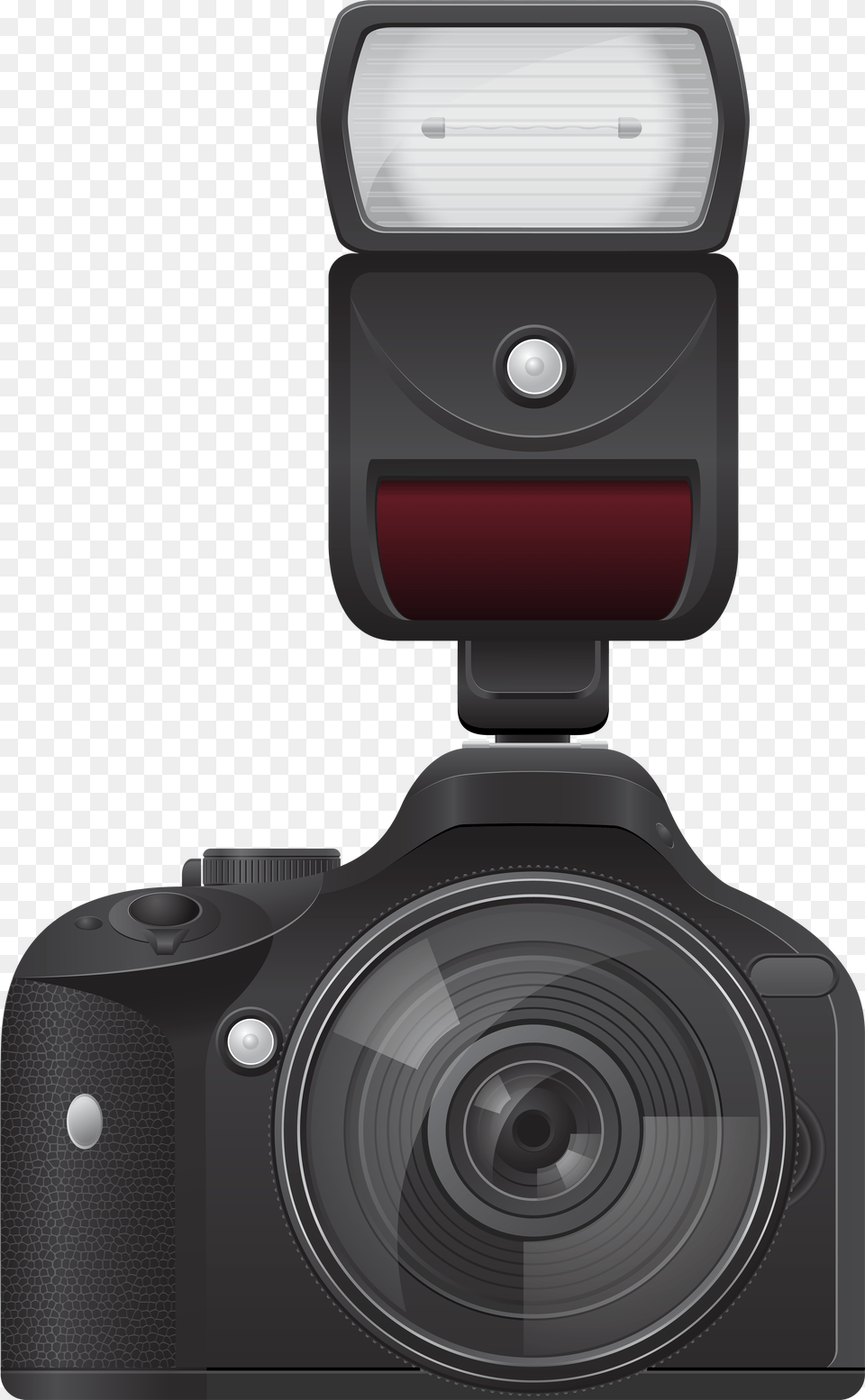 Camera With Flash Transparent Camera With Flash, Digital Camera, Electronics, Video Camera Png Image