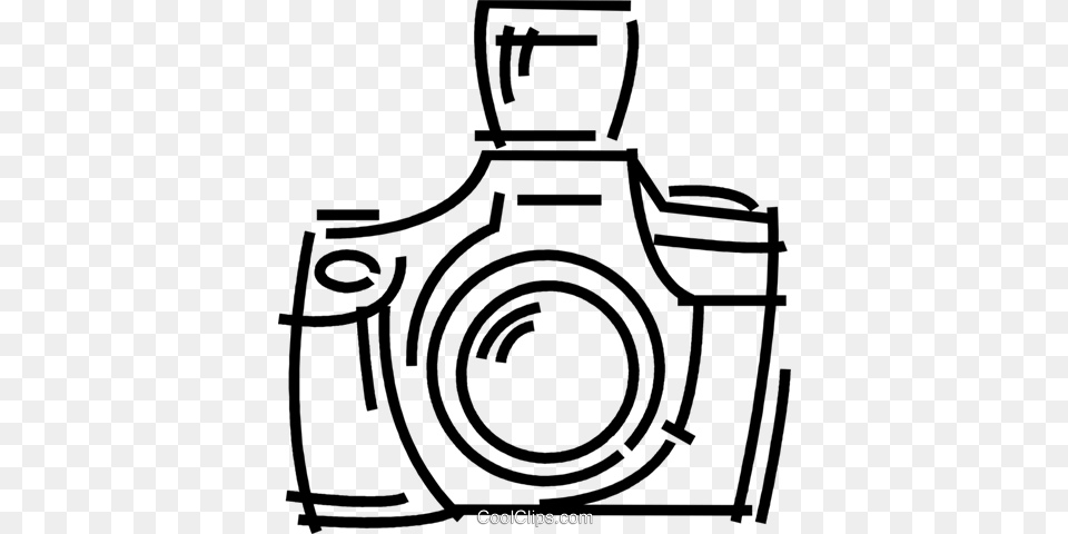 Cameras Royalty Vector Clip Art Illustration, Camera, Electronics, Digital Camera, Device Free Png
