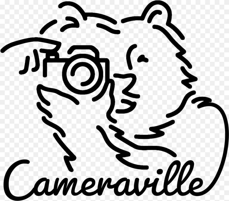 Cameraville Logo 2018b, Gray Free Png
