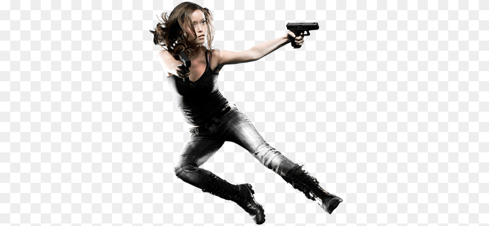 Cameron Terminator The Sarah Connor Chronicles Telivision, Gun, Weapon, Handgun, Firearm Free Transparent Png