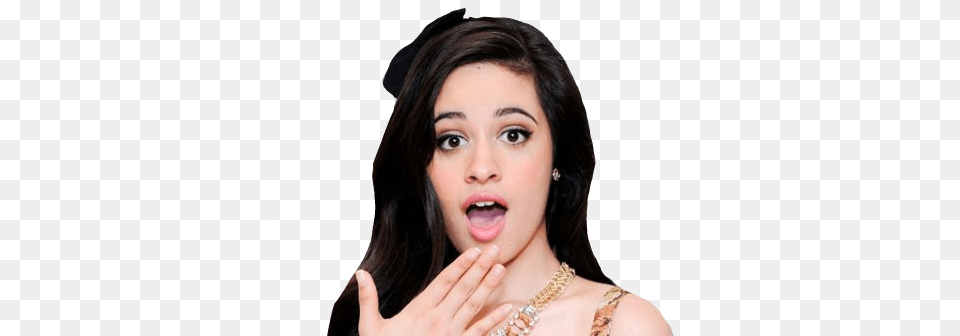 Camila Cabello Open Mouth, Head, Person, Face, Surprised Free Transparent Png