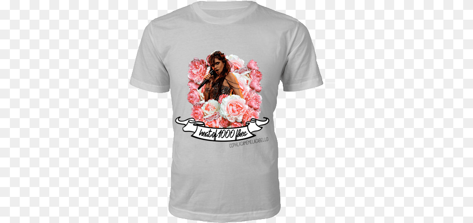 Camila Cabello Phl Camilacphils Twitter Hybrid Tea Rose, Clothing, T-shirt, Adult, Female Png Image