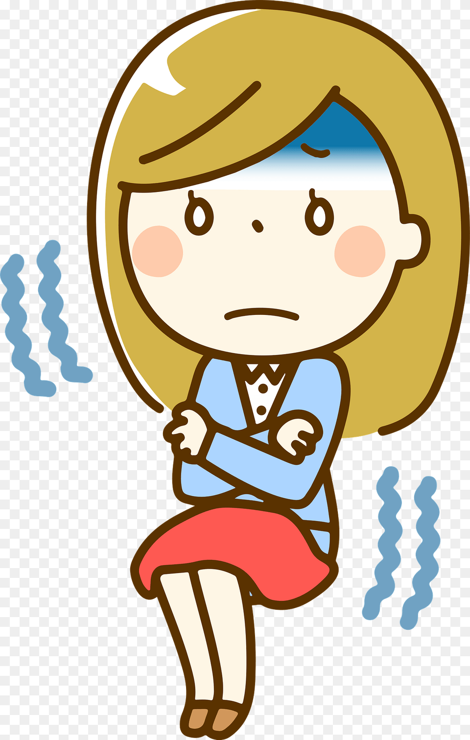 Camilla Woman Is Cold And Shivering Clipart, Baby, Face, Head, Person Free Transparent Png