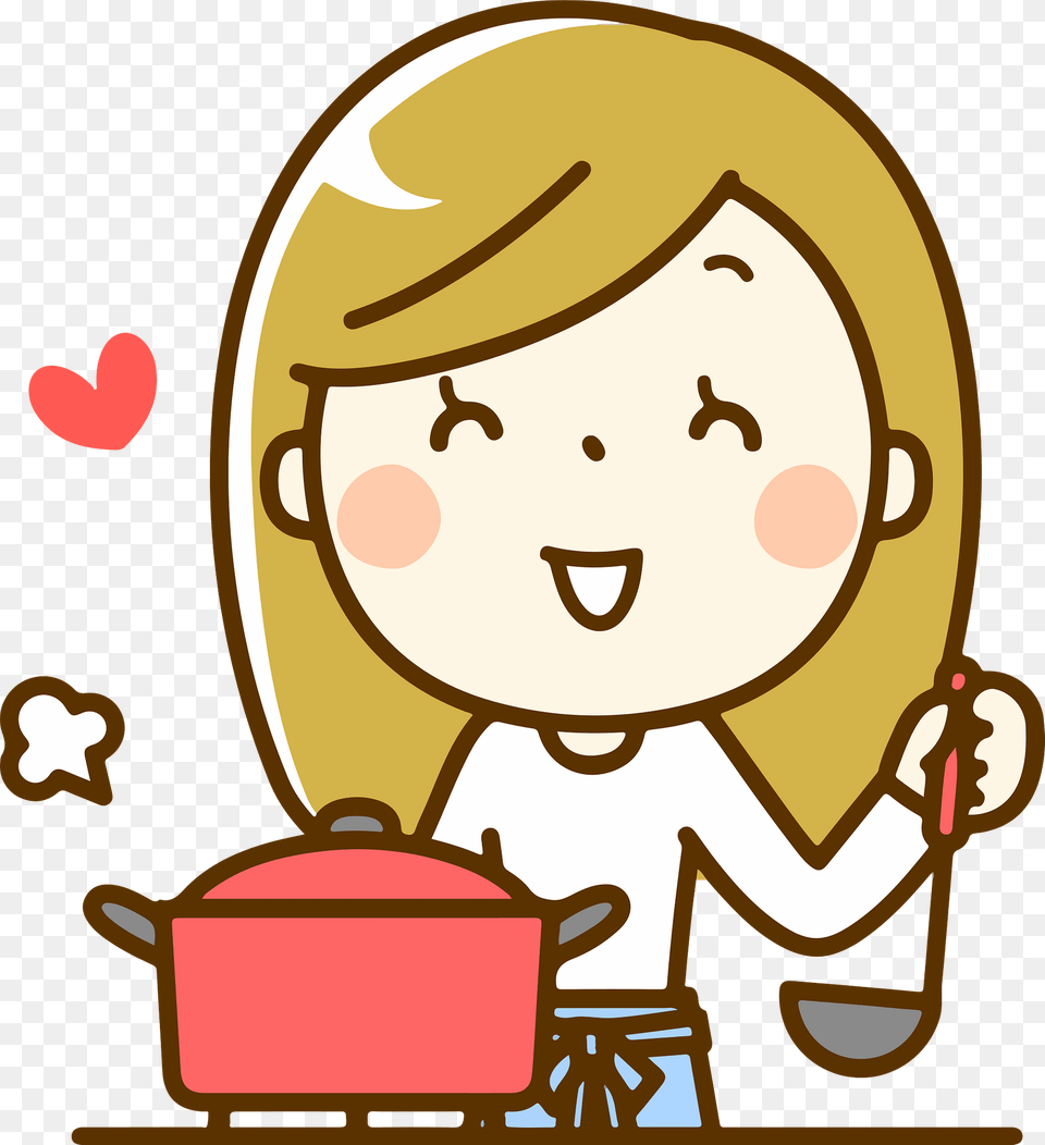 Camilla Woman Is Cooking Clipart, Cookware, Food, Meal, Pot Free Png