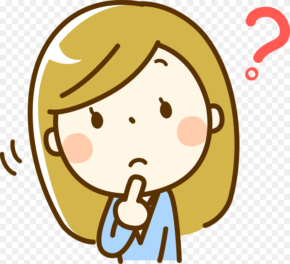 Camilla Woman Is Questioning Clipart Free Png
