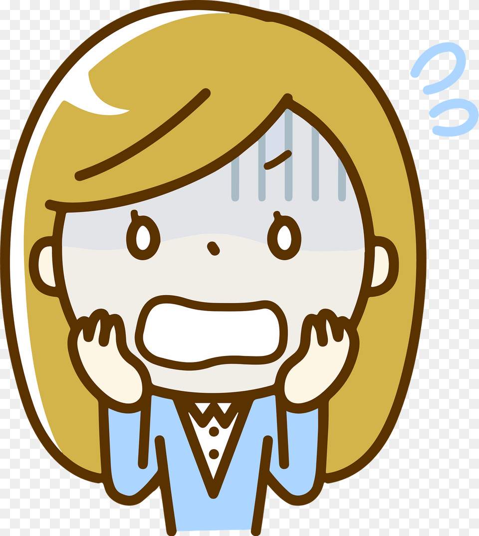 Camilla Woman Is Scared Clipart, Cream, Dessert, Food, Ice Cream Free Transparent Png