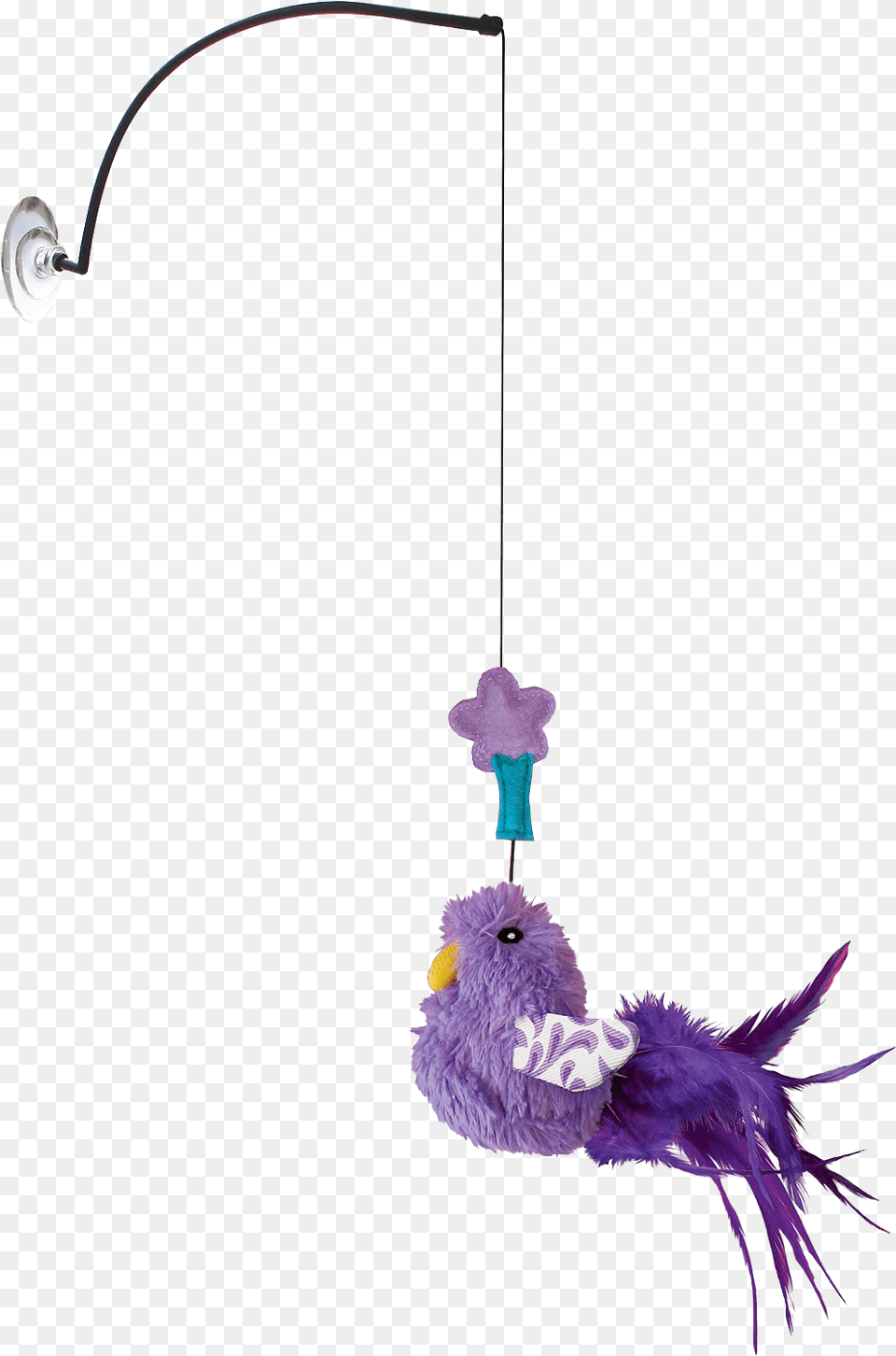 Caminade Petshop Kong Cat Window Teaser, Purple, Lamp, Animal, Bird Png Image