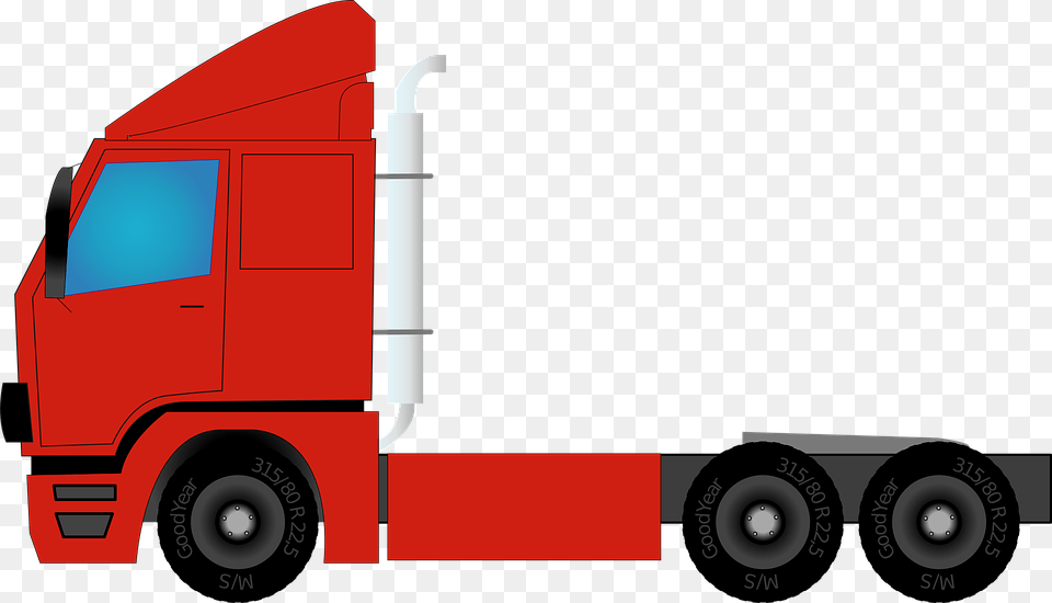 Caminho De Lado Desenho, Trailer Truck, Transportation, Truck, Vehicle Png