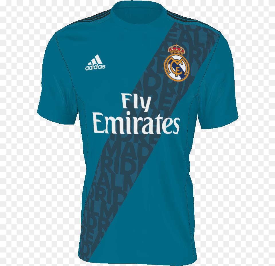 Camisa 3 Do Real Madrid 2017 2018 Arsenal, Clothing, Shirt, T-shirt, Sash Free Png