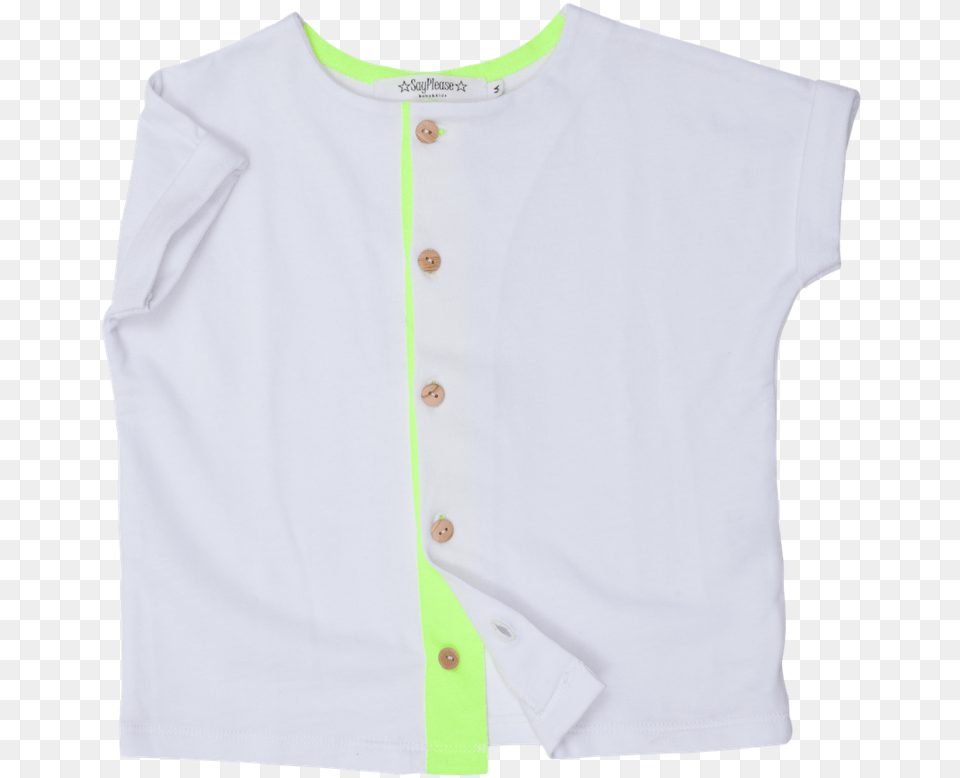 Camisa Botones Madera Blanca Y Flor Baby Amp Toddler Clothing, Shirt, T-shirt, Undershirt, Vest Free Png