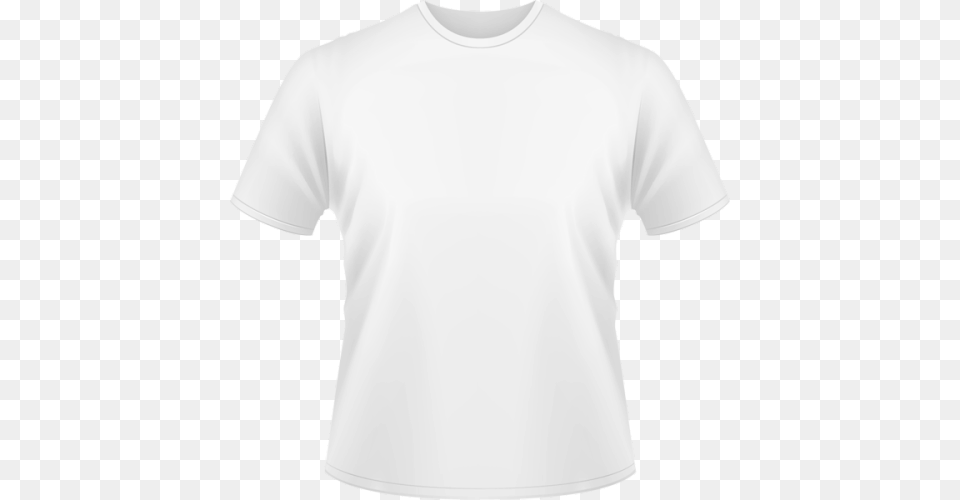 Camisa Branca White T Shirt V Shape, Clothing, T-shirt Free Png Download