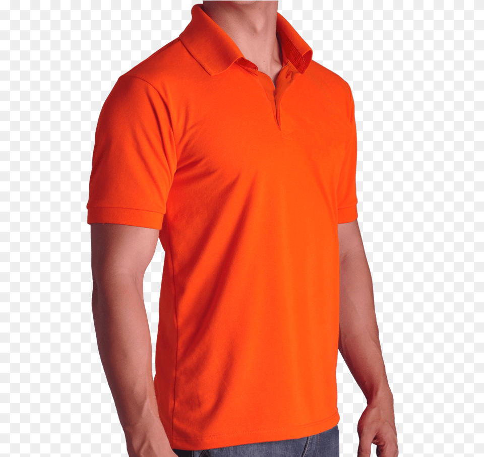 Camisa Polo Laranja Masculina, T-shirt, Clothing, Sleeve, Shirt Free Png