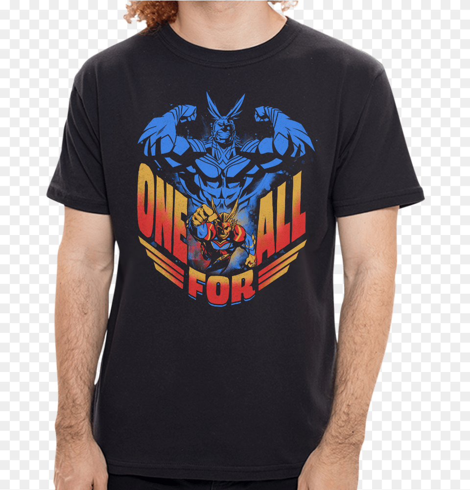 Camiseta All Might Camiseta Thanos Let39s Rock, Clothing, T-shirt, Adult, Male Free Png