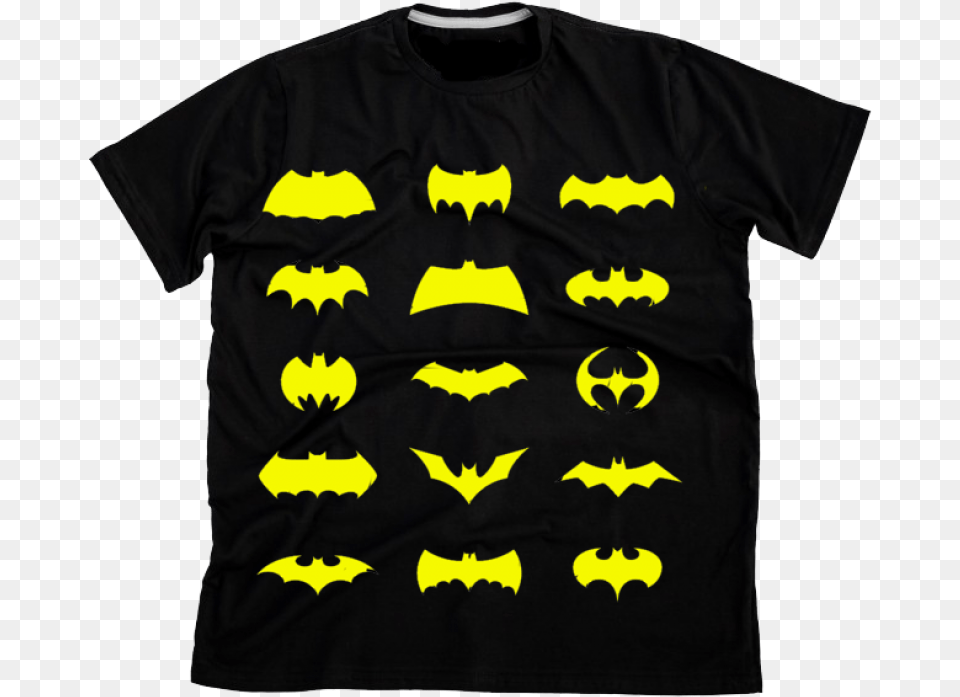 Camiseta Batman Logos Batman, Clothing, T-shirt, Logo, Batman Logo Free Png Download