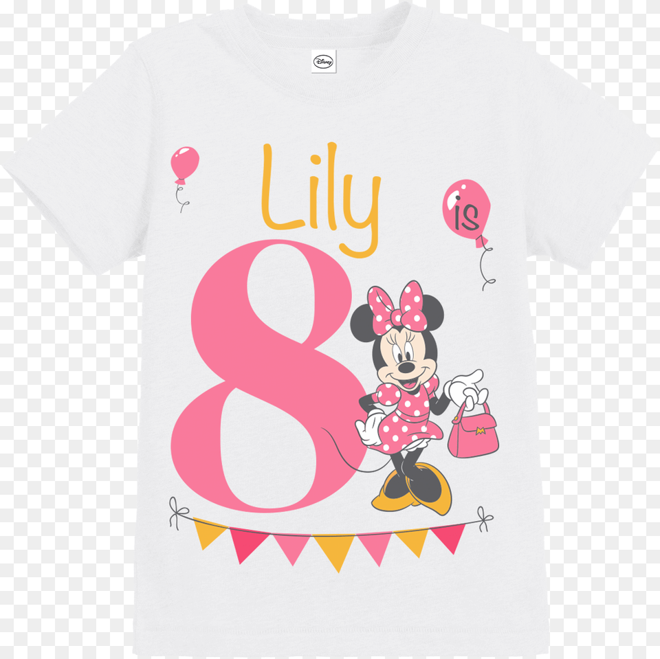 Camiseta Con Minnie Mouse Para, Clothing, T-shirt, Shirt, Baby Png