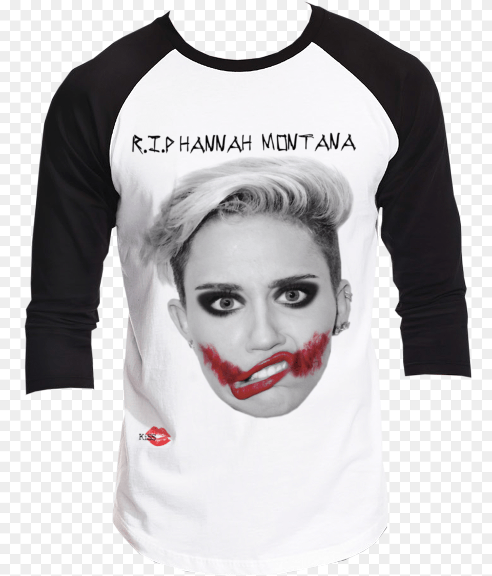 Camiseta Da Miley Cyrus Estampada Technique Of High Key, Long Sleeve, Clothing, T-shirt, Sleeve Free Transparent Png