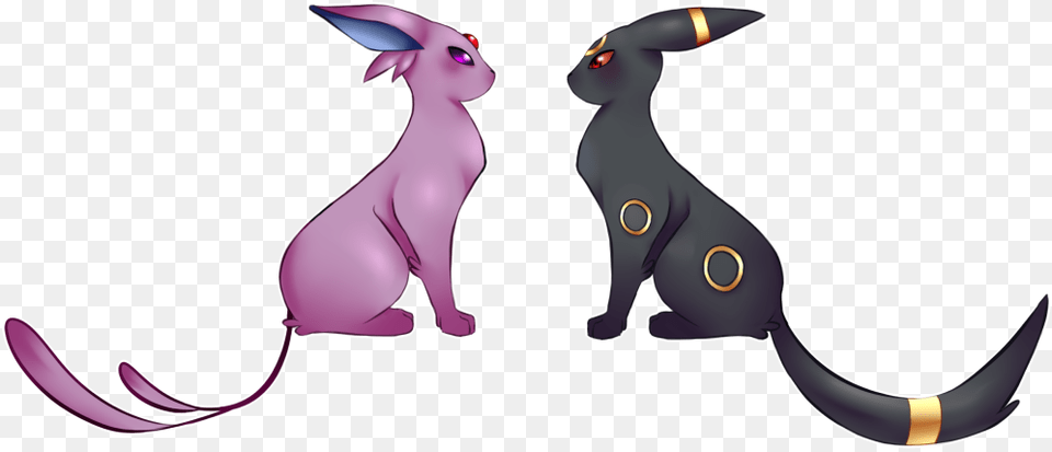 Camiseta Espeon Y Umbreon Hare, Animal, Mammal, Kangaroo, Pig Png Image