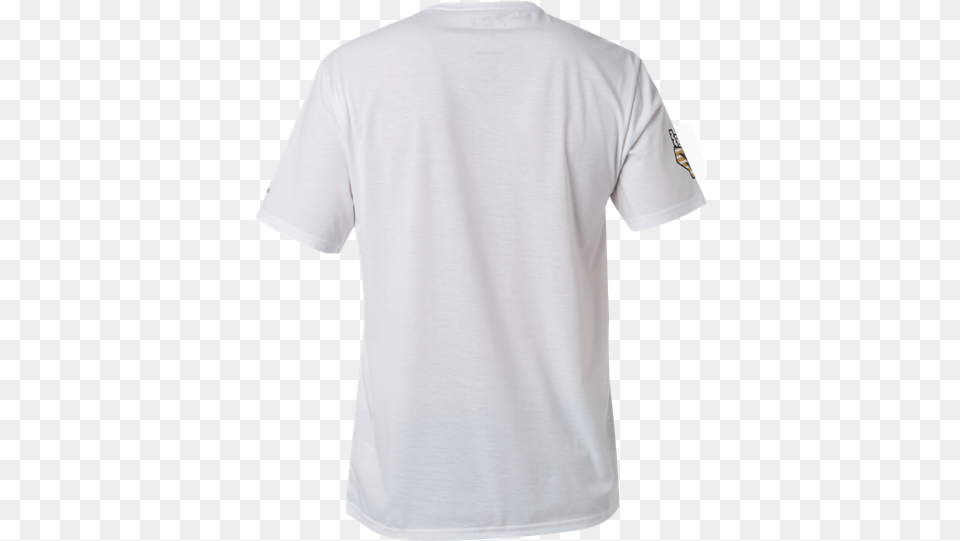 Camiseta Fox 2018 Flection Tech Blanca Clean White T Shirt, Clothing, T-shirt Png