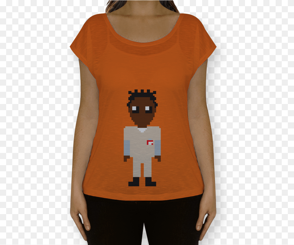 Camiseta Fullprint Orange Is The New Black Pintura A Mao Na Camiseta, Clothing, T-shirt, Adult, Female Png