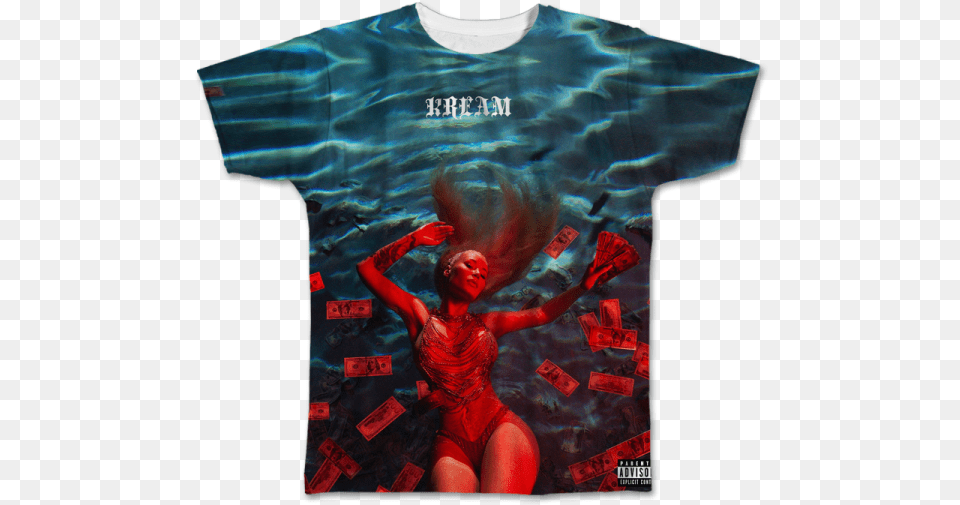 Camiseta Kream Iggy Azalea, Clothing, T-shirt, Adult, Female Free Png Download