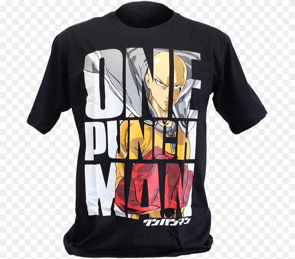 Camiseta One Punch Man, Clothing, T-shirt, Shirt, Person Free Png