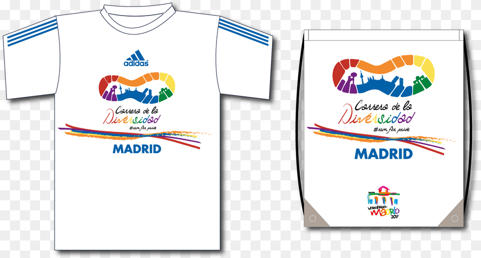 Camiseta Petate Diversidad World Pride Madrid 2017, Clothing, Shirt, T-shirt Free Png Download