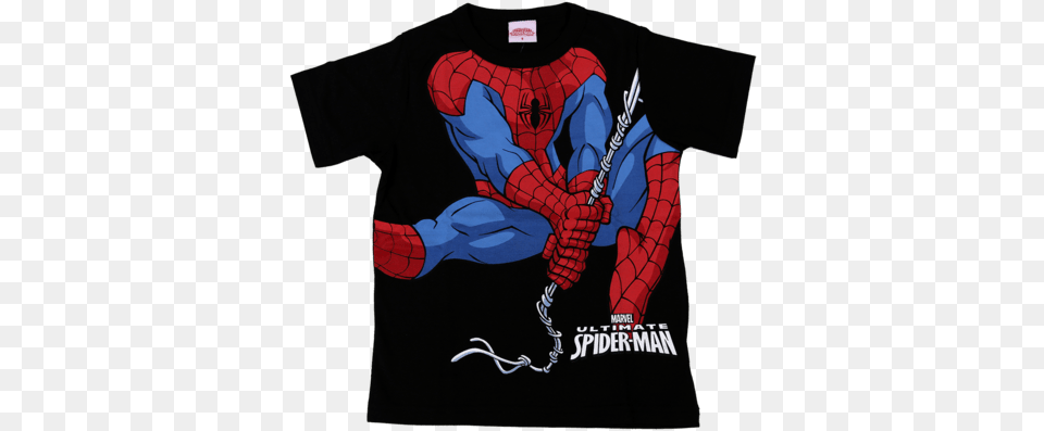 Camiseta Preta Estampa Homem Aranha Quotultimate Spider Manquot 2011, Clothing, T-shirt, Book, Publication Png