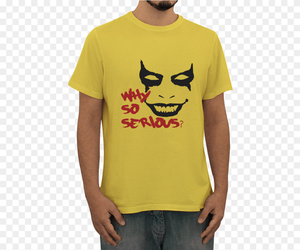 Camiseta Why So Serious De Ideal Designna Camisa No Sei S Sei Que Foi Assim, T-shirt, Clothing, Person, Man Png Image