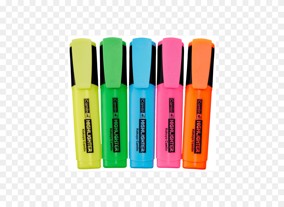 Camlin Highlighter Pens, Marker, Can, Tape, Tin Png