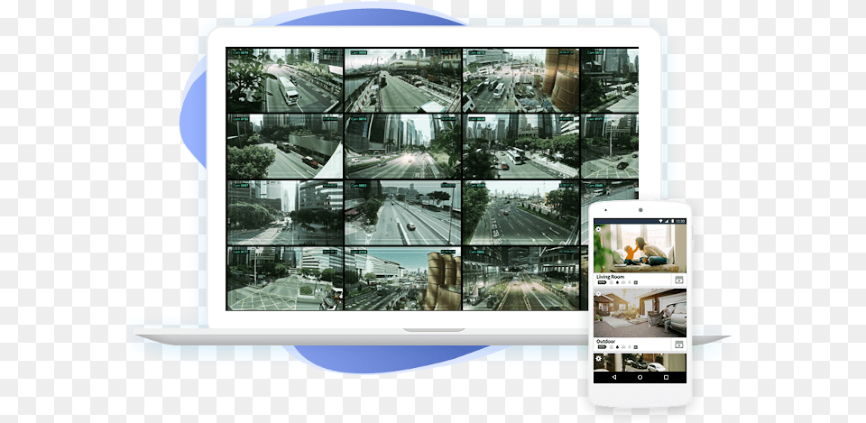 Camlocus Cloud Ip Camera Monitoring And Surveillance System Window, Art, Collage, City, Electronics Png