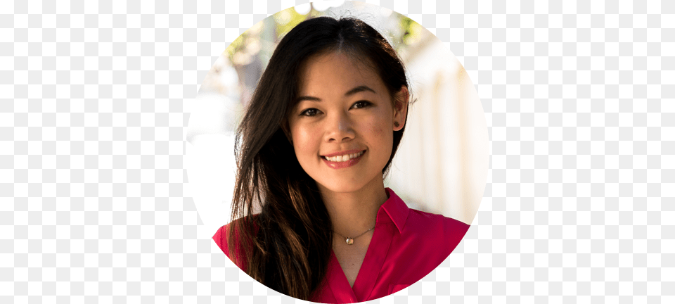 Cammy Lin Ux Designer Circle Picture Profile Girl, Smile, Face, Portrait, Happy Free Png Download