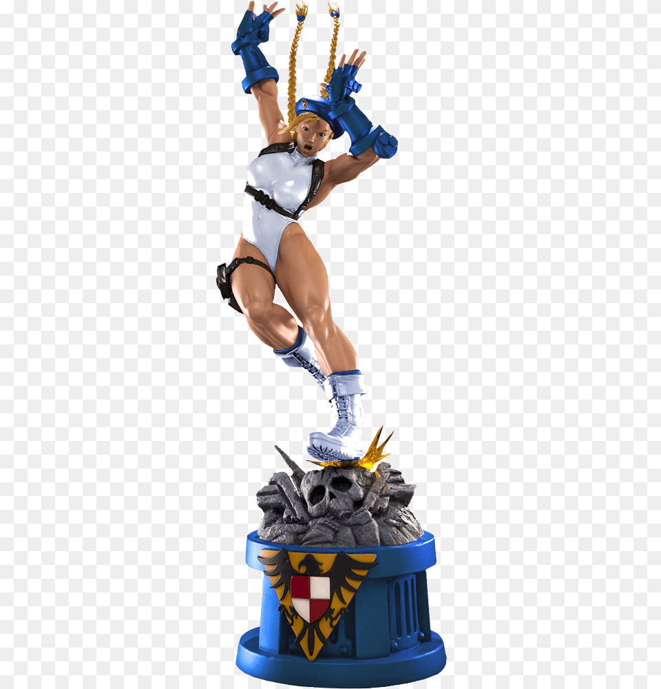 Cammy Statue Pop Culture Shock, Adult, Female, Figurine, Person Png