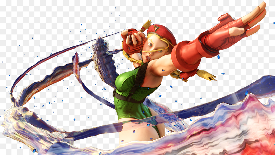 Cammy Street Fighter Pose Street Fighter V Wallpaper Cammy, Person, Face, Head, Bow Png Image