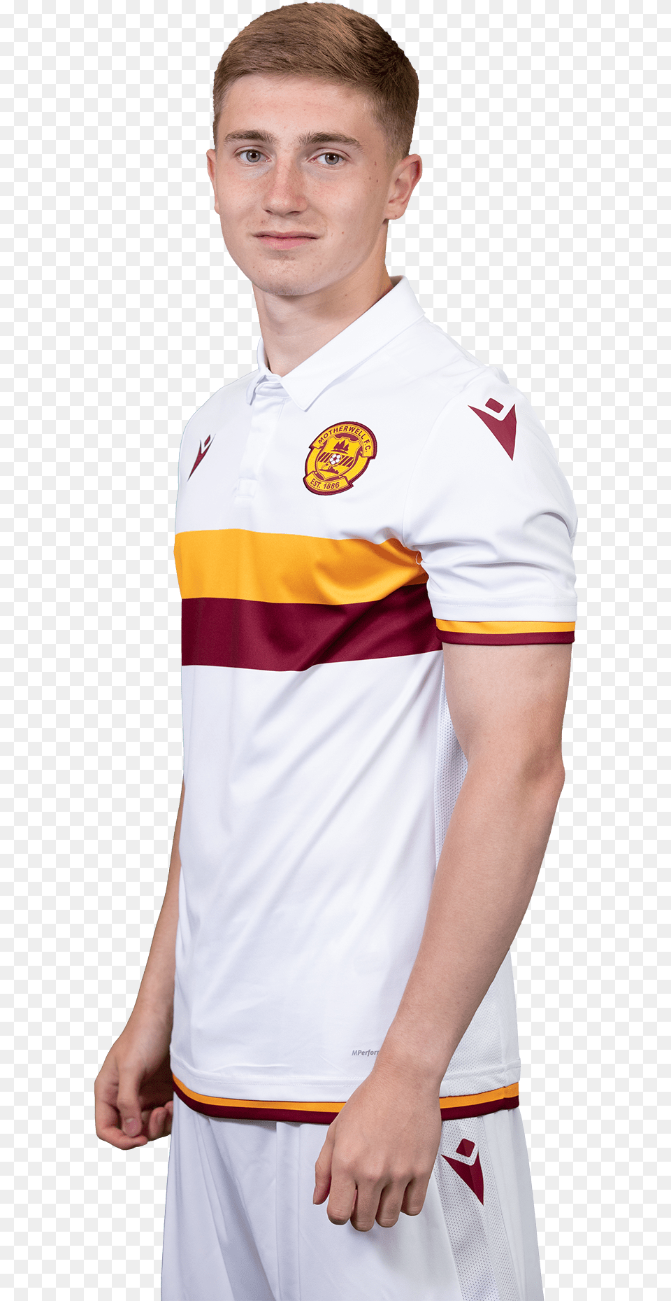 Cammy Williamson Motherwell Football Club Polo Shirt, Clothing, Boy, Child, Male Png Image