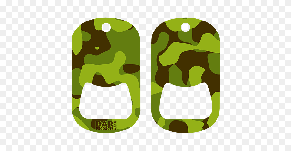 Camo Dog Tag Openers, Camouflage, Military, Military Uniform Png Image