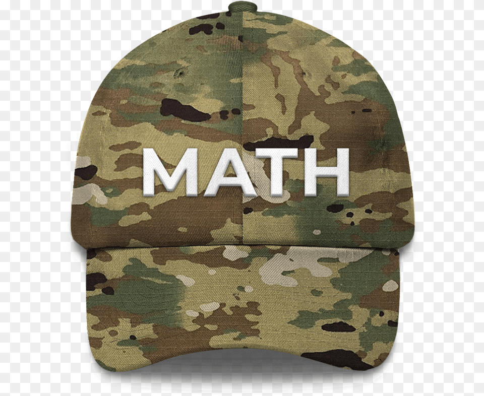 Camo Math Hat, Baseball Cap, Cap, Clothing, Military Uniform Free Png