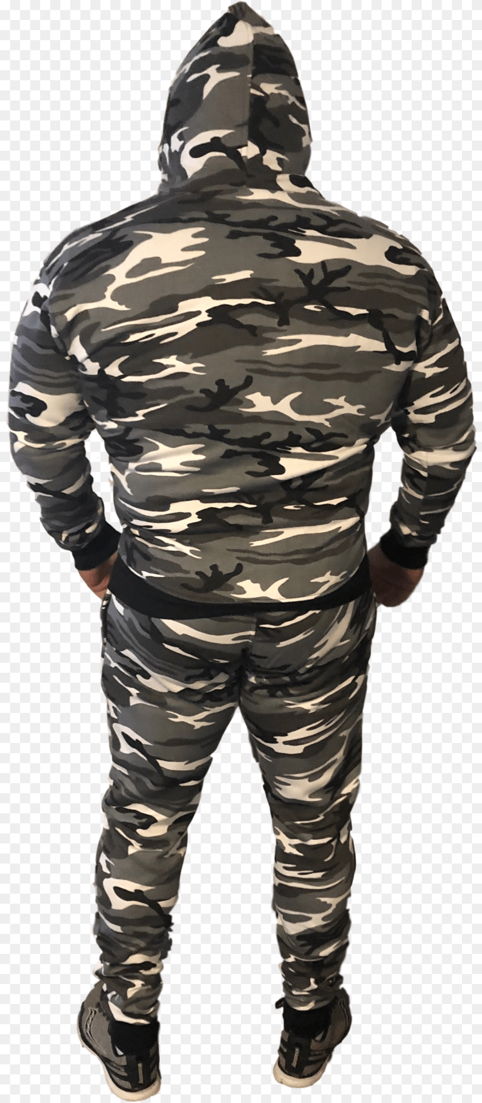 Camo Track Suit Back, Military Uniform, Military, Adult, Person Png Image