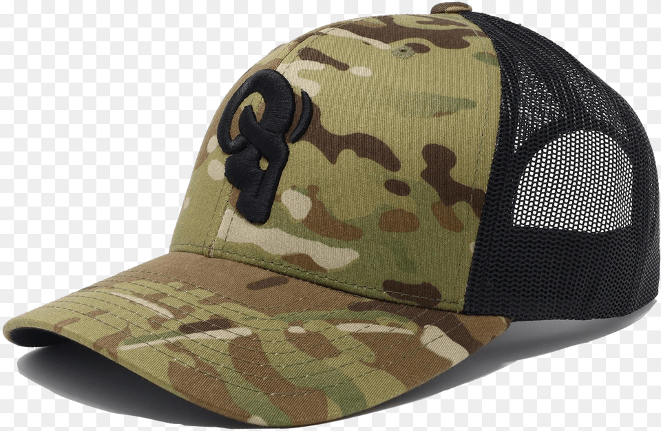 Camo Trucker Snapback Baseball Cap, Baseball Cap, Clothing, Hat Free Png Download