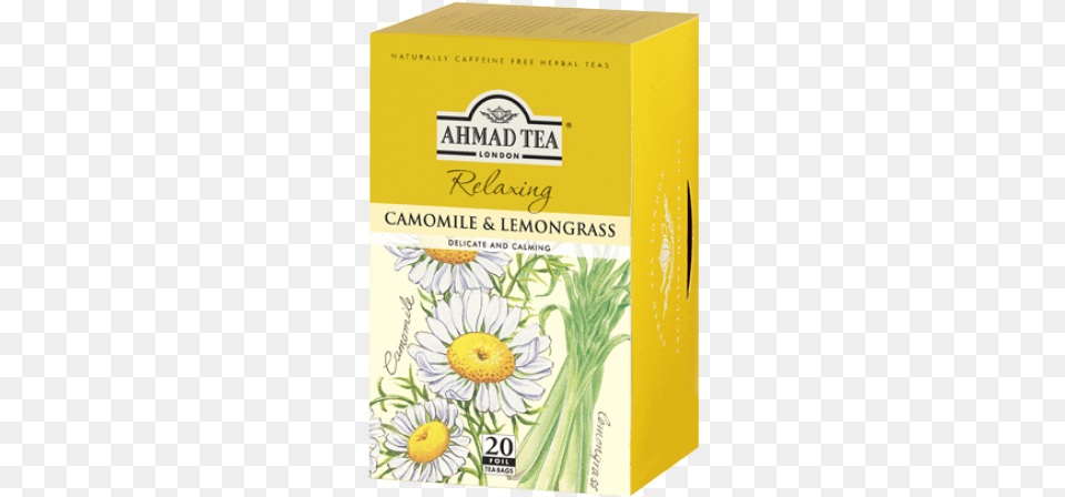 Camomile Amp Lemongrass Ahmad Tea Camomile Amp Lemongrass Infusion 20 Count, Herbal, Herbs, Plant, Daisy Png