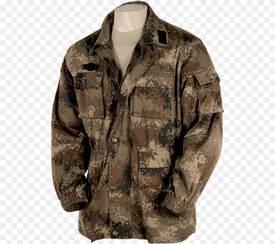 Camouflage, Clothing, Coat, Jacket, Military Free Png Download