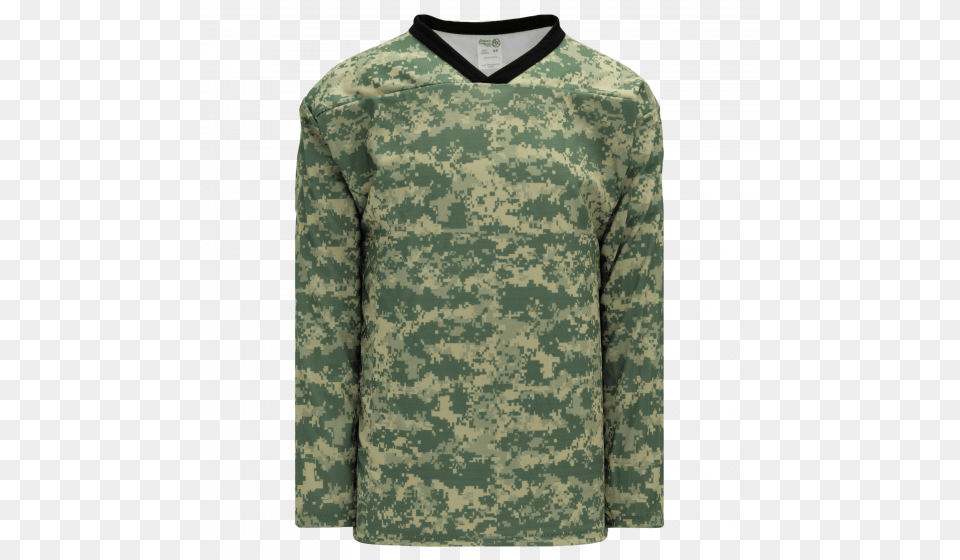 Camouflage Hockey Jersey, Sleeve, Clothing, Long Sleeve, Military Uniform Png Image