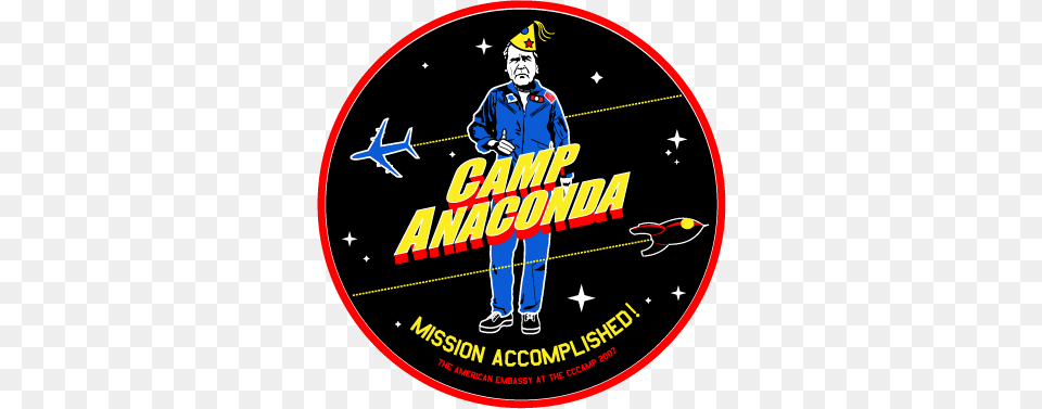 Camp Anaconda Logo Cartoon, Person, Face, Head, Symbol Png Image