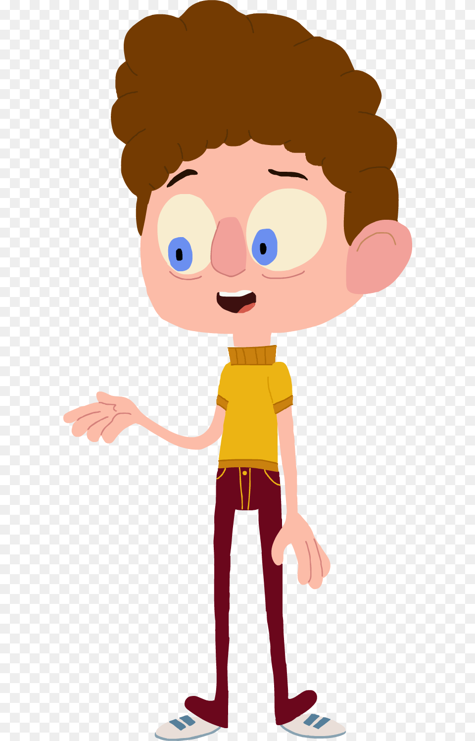 Camp Camp Characters Neil, Cartoon, Person, Face, Head Free Png
