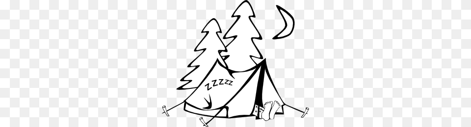 Camp Clipart Black And White, Stencil, Camping, Outdoors, Animal Free Transparent Png