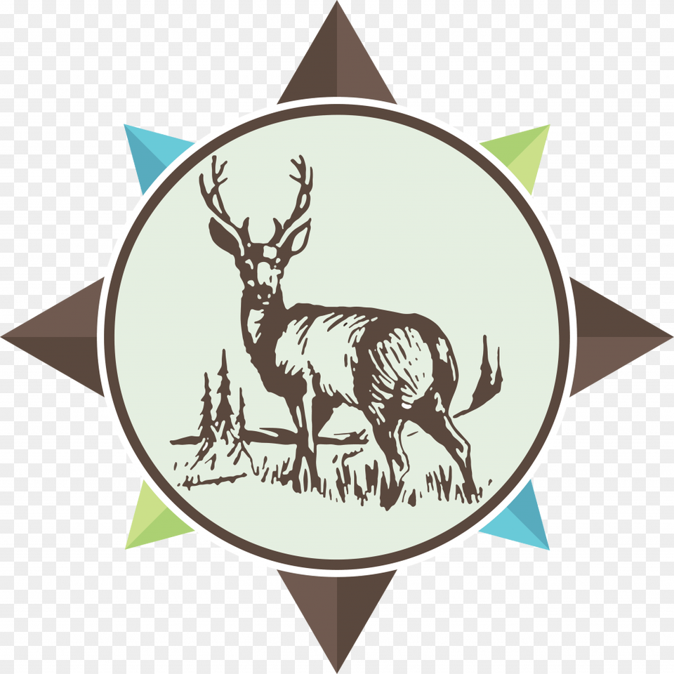 Camp Deer Run Compass Camp Deer Run, Animal, Elk, Mammal, Wildlife Free Png