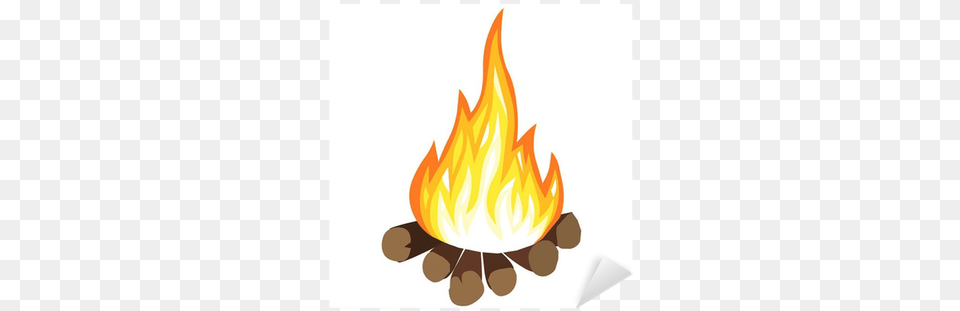 Camp Fire Cartoon, Flame, Bonfire Free Transparent Png