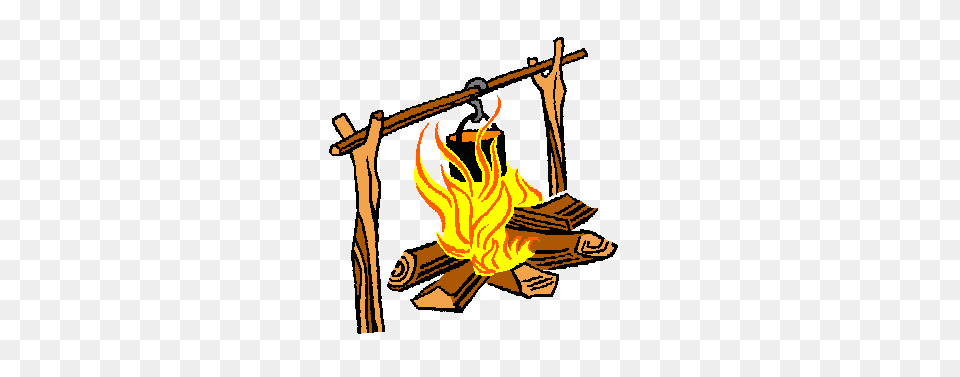 Camp Fire Clipart Campfire Cooking, Flame Free Png Download