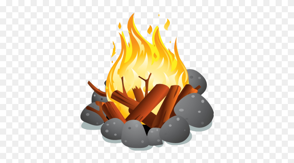 Camp Fire Transparent Clipart Campfire Clipart, Flame, Bonfire Free Png Download